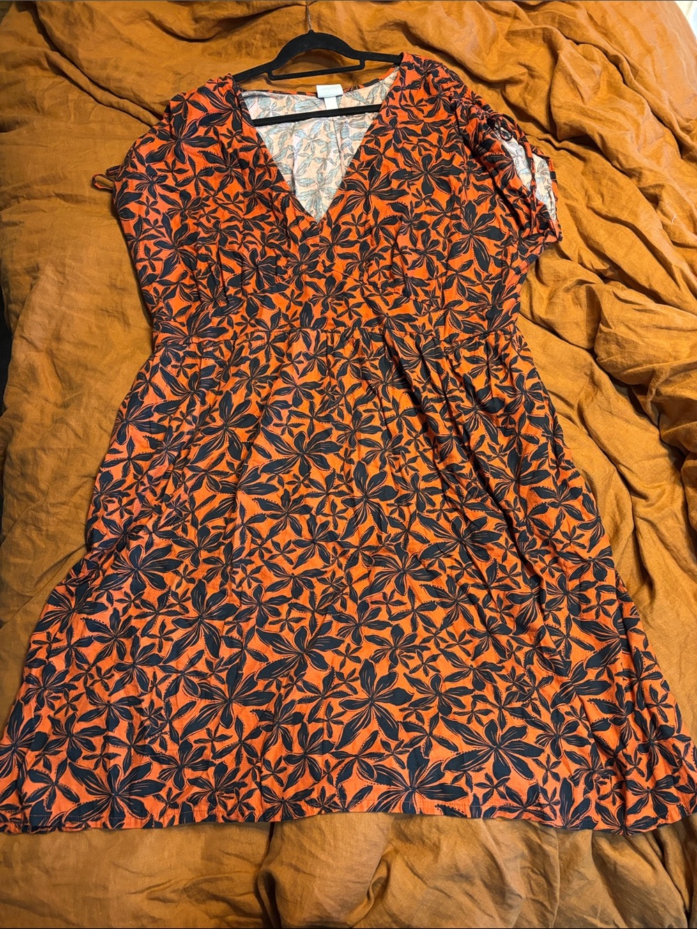 Ava & Viv 100% Cotton Midi Dress